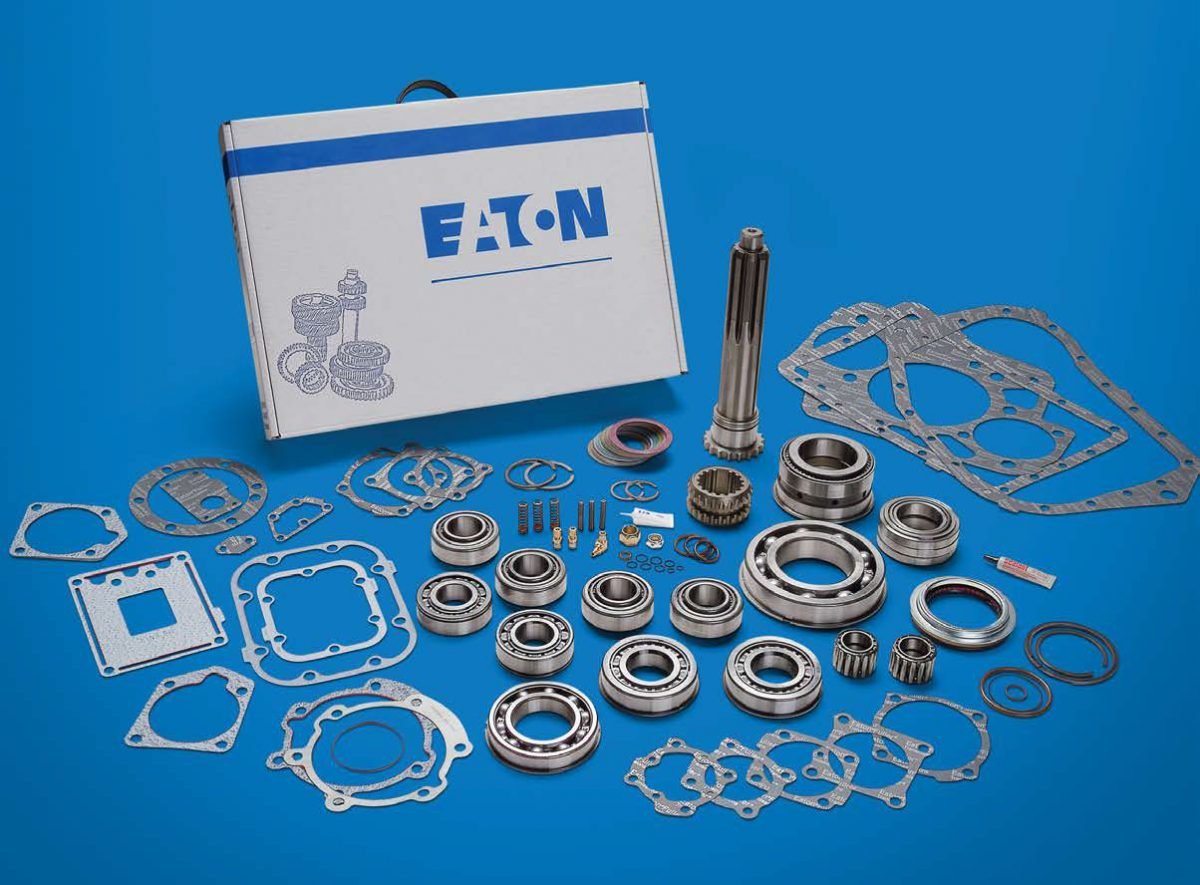 Transmission rebuild kit with bearings, gaskets and input shaft