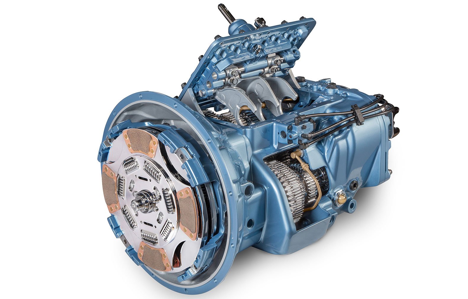 Eaton Fuller heavy duty truck transmission, cutaway