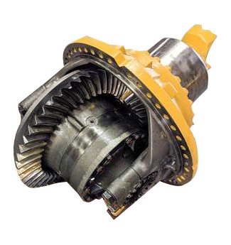Rebuilt Caterpillar differential with ring gear and carrier