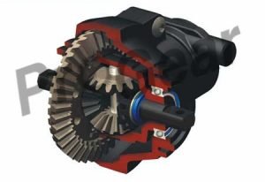 Cutaway of a rebuilt Isuzu differential